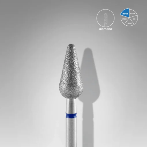 Carbide Diamond Pêra Azul 5mm